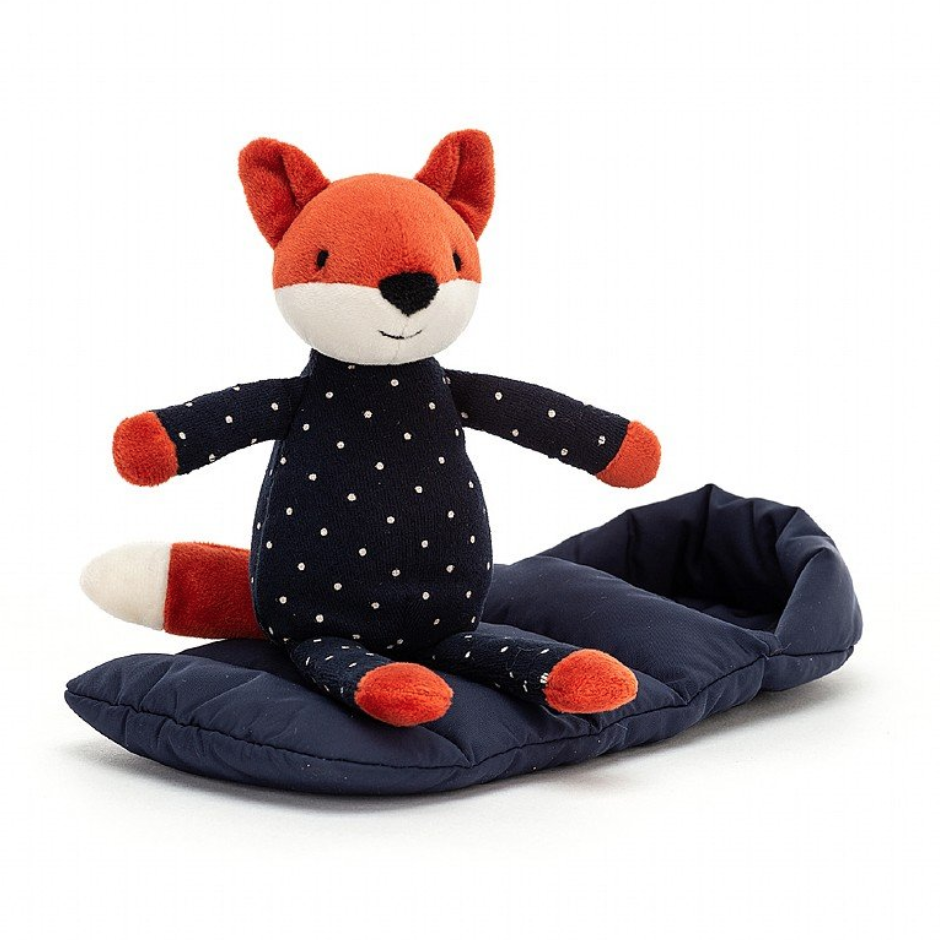 Baby Fox Bib Blanket and Snuggler Gift Set